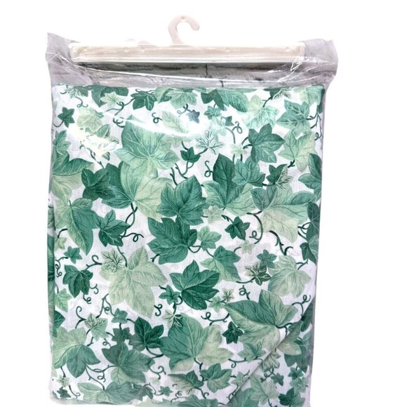 Vintage Curtain 84" Swag Ivy Print Cotton blend Window Valance New old stock - Picture 5 of 11